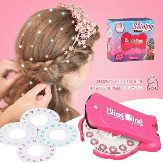 🔥HOT SALE 50% OFF🔥Glitter Diamond Hair Styling Set ✨ No Heat, Just Sparkle!