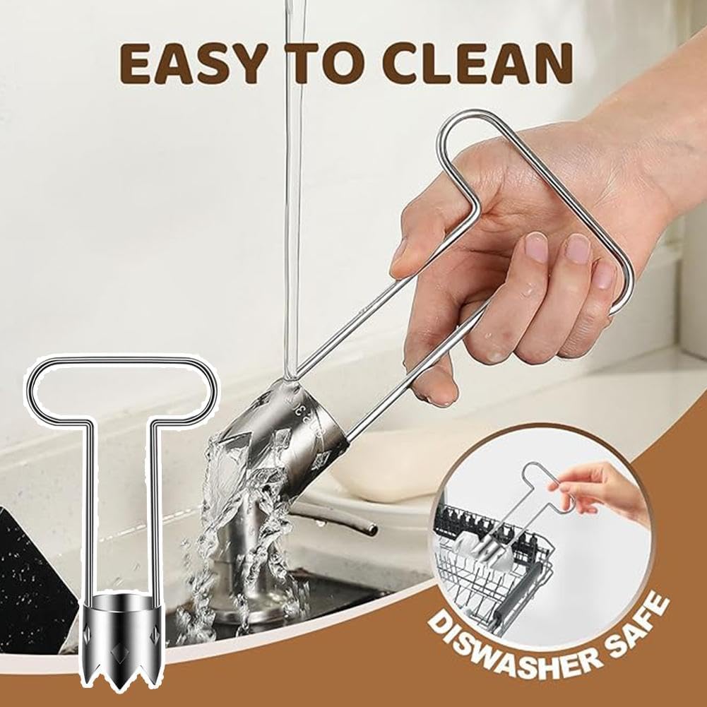 Set of 2 stainless steel fruit and vegetable seed removers