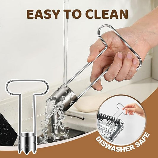 Set of 2 stainless steel fruit and vegetable seed removers