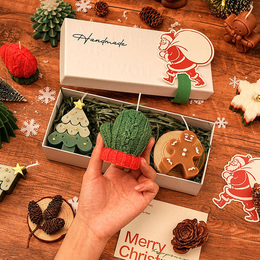 🎄Christmas Tree Deer Shape Aromatherapy Candle Gift Box