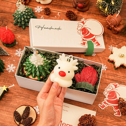 🎄Christmas Tree Deer Shape Aromatherapy Candle Gift Box