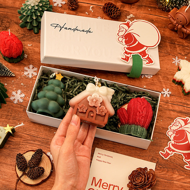 🎄Christmas Tree Deer Shape Aromatherapy Candle Gift Box